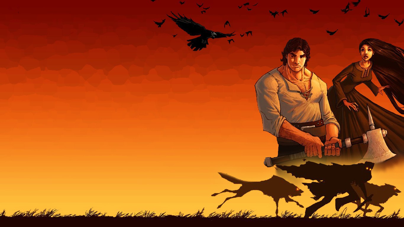 Wheel Of Time Wallpaper Sunsets Wolf