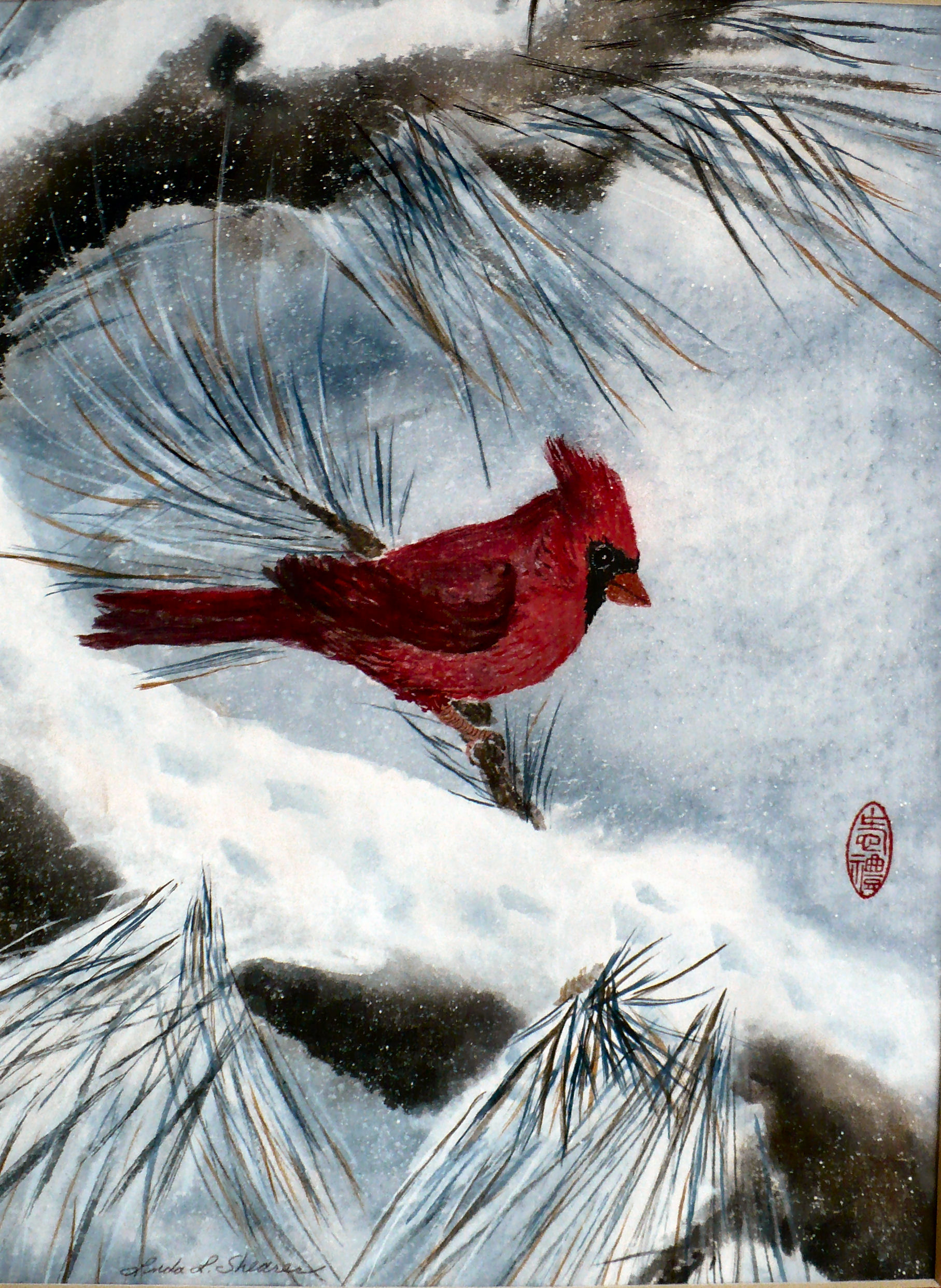 Search Results For Cardinal In Snow Wallpaper
