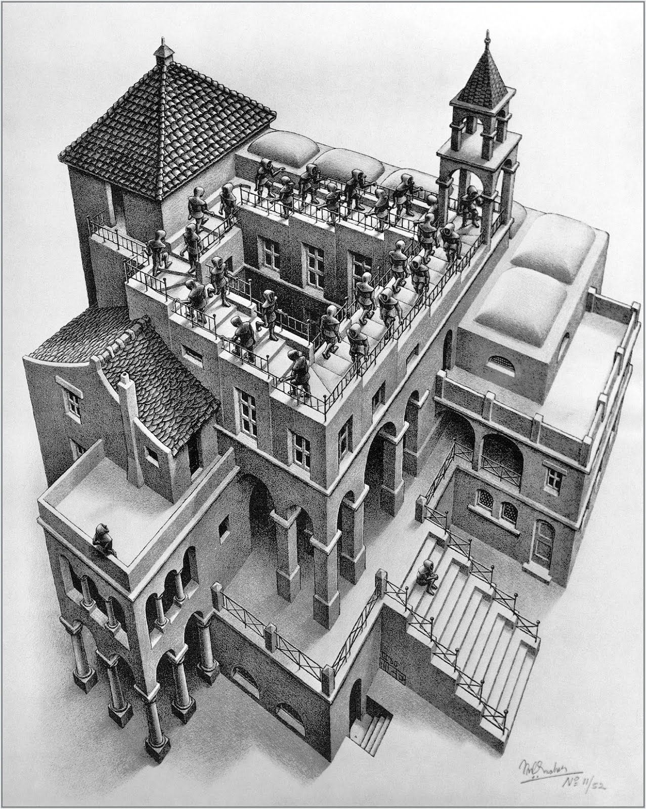 Escher Wallpaper Dawallpaperz