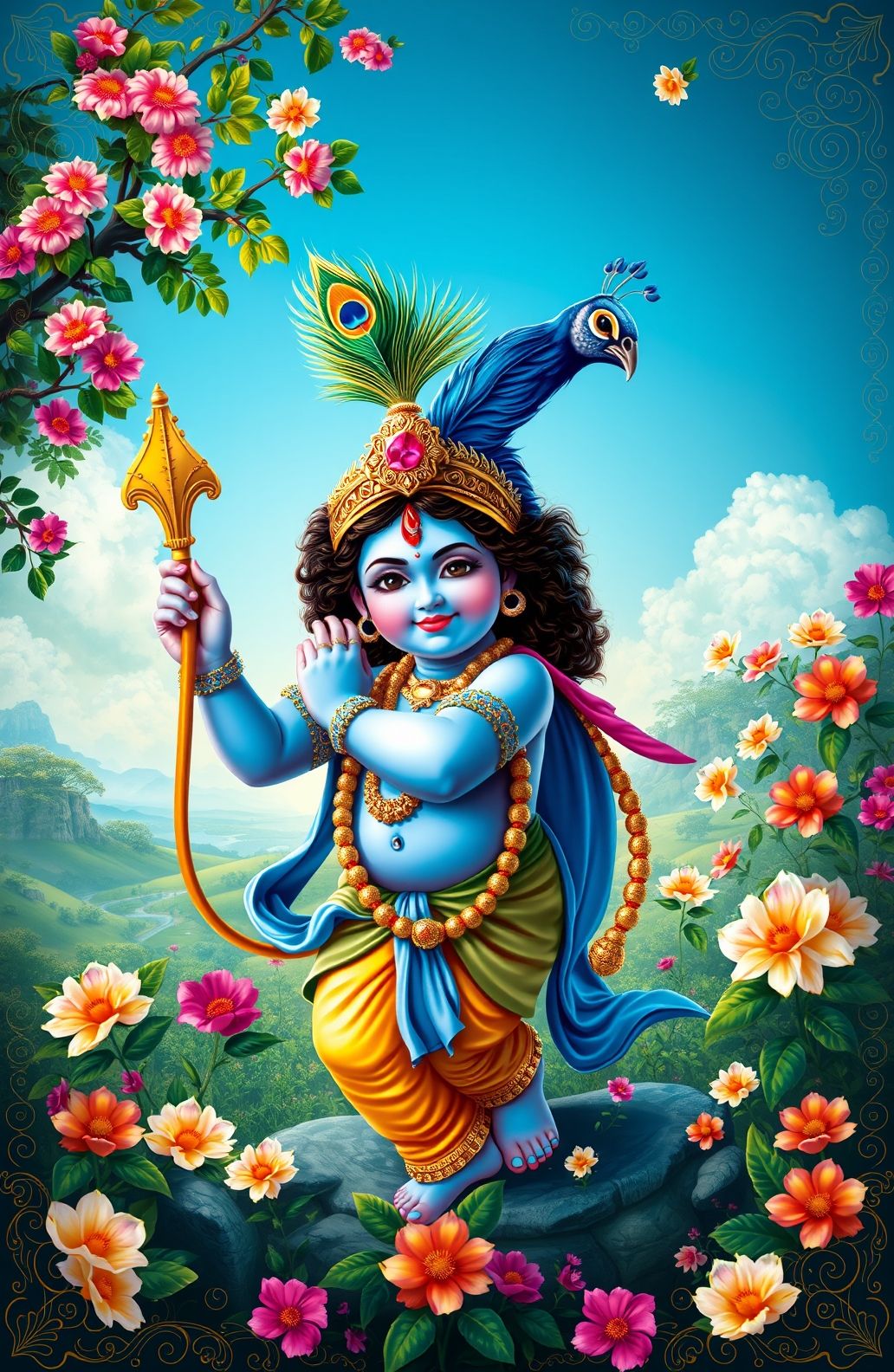 Jai Shri Krishna Wallpaper