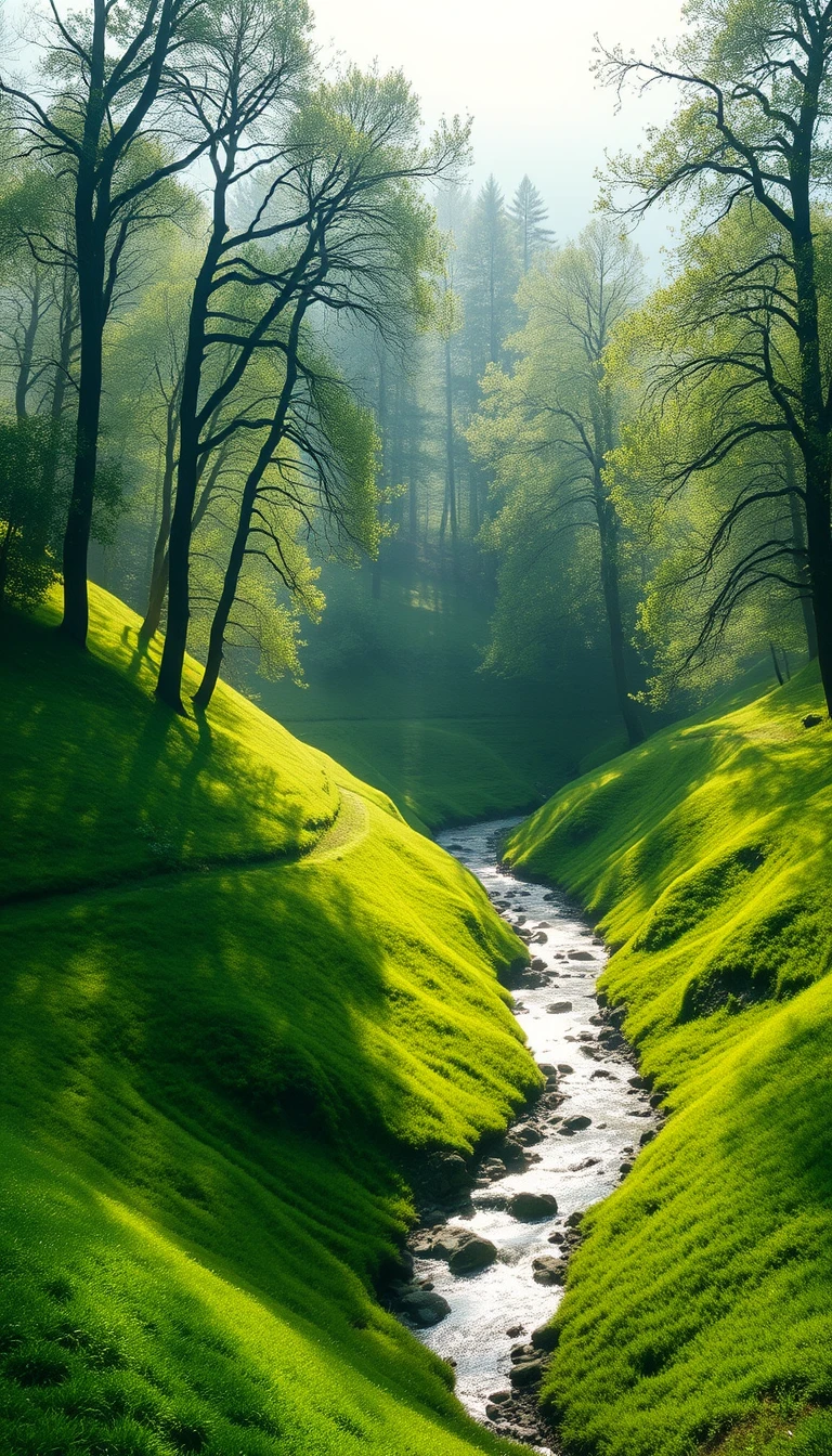 Green Banner Wallpaper