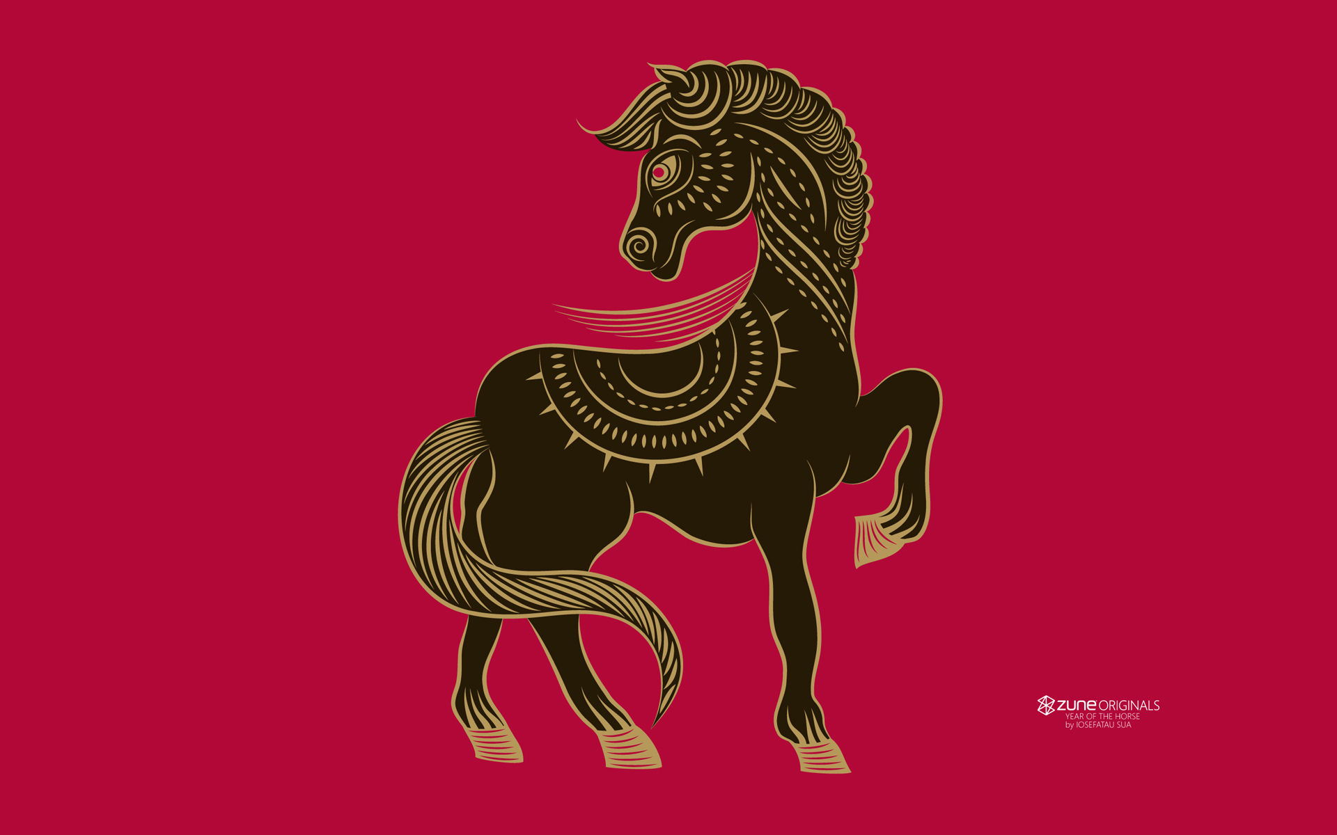 Year Of The Horse Chinese Zodiac Wallpaper