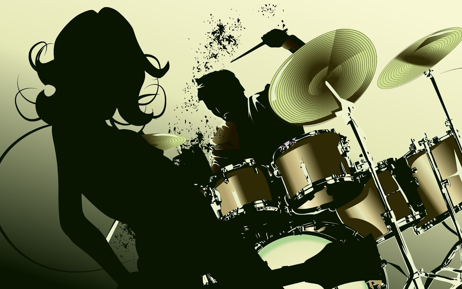 And Drummer Abstract Dubstep Wallpaper