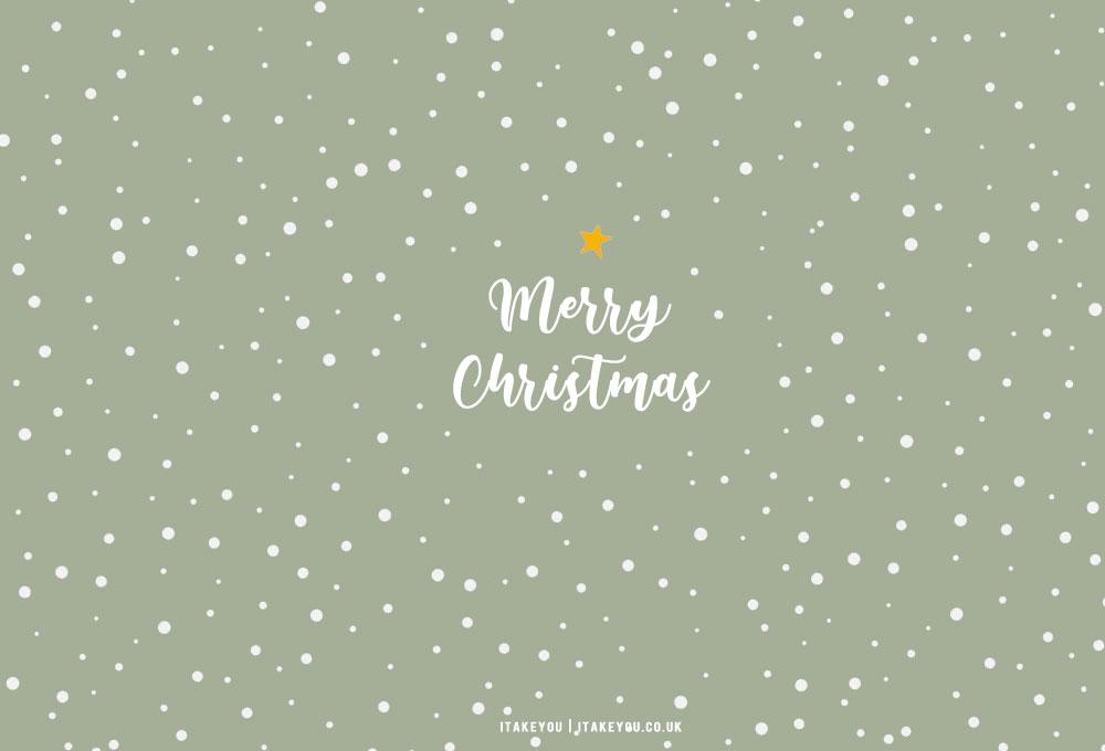 Preppy Christmas Wallpaper Ideas Merry Sage Green