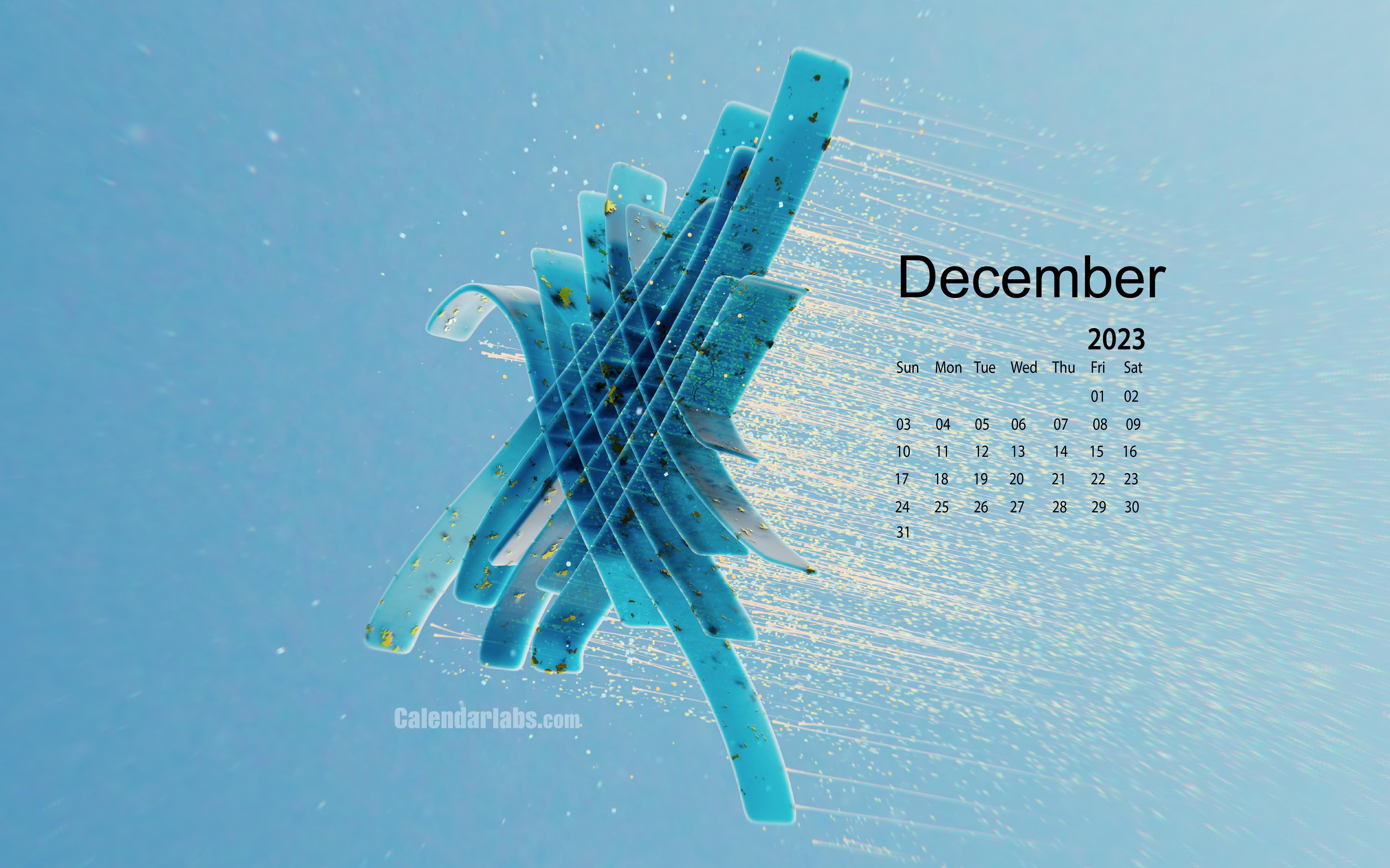 December 2023 Desktop Wallpaper Calendar   CalendarLabs