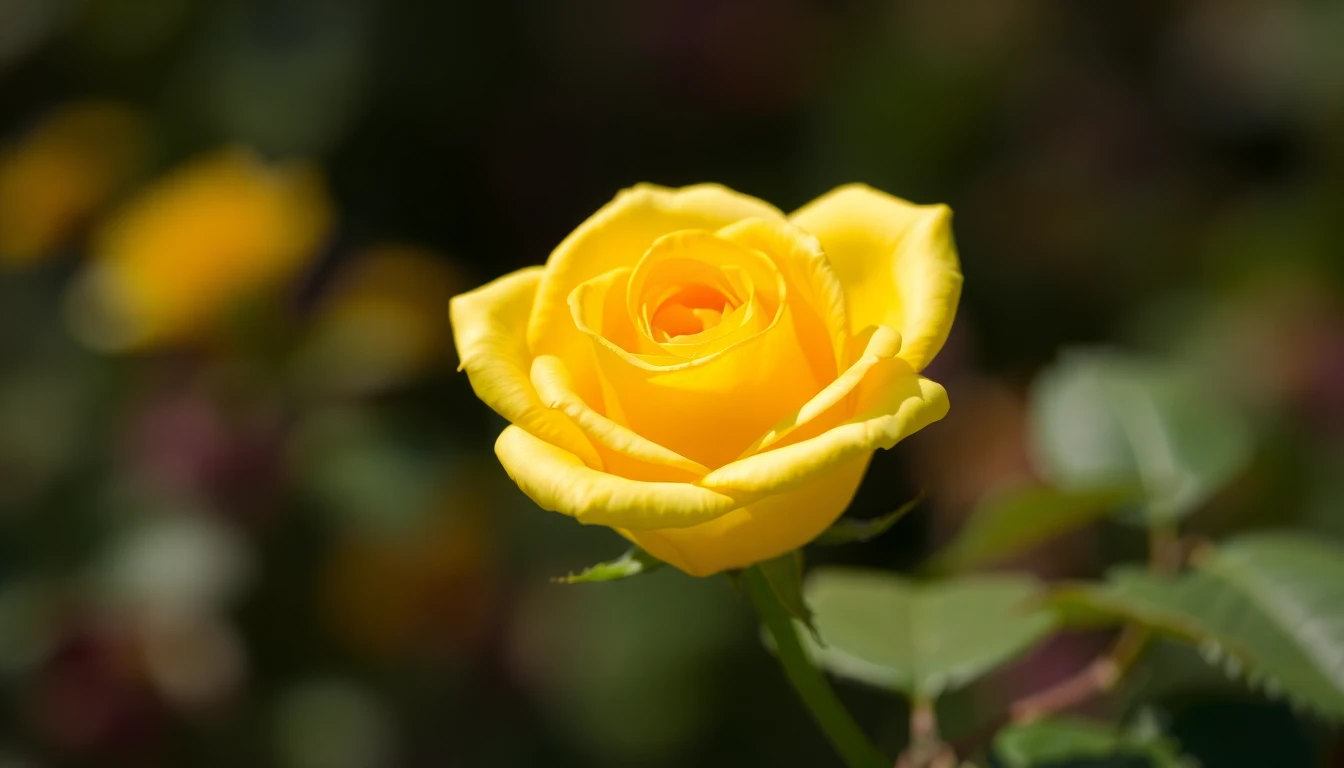 Yellow Rose Wallpaper