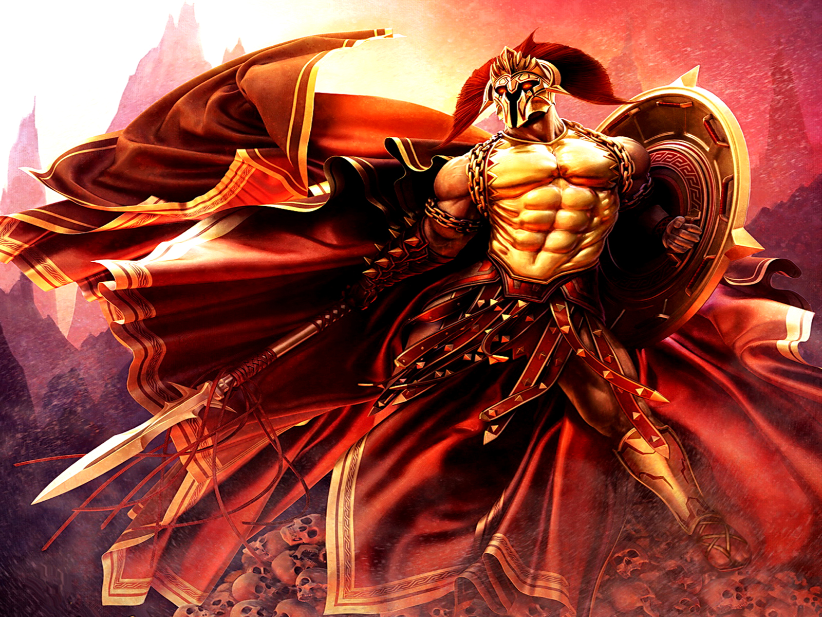 Fantasy   Gods Zeus Ares Wallpaper