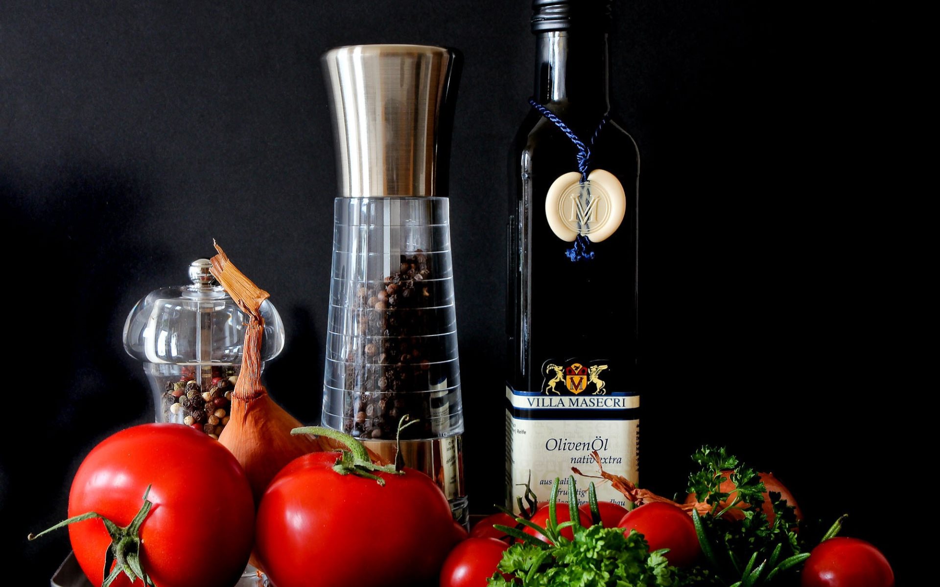 Olive Oil Tomatoes Spices Puter Wallpaper Desktop Background