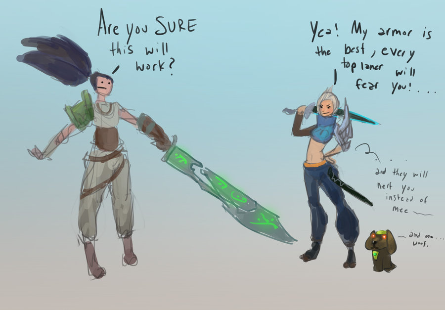 Riven X Yasuo The Nerfing By Momobucket