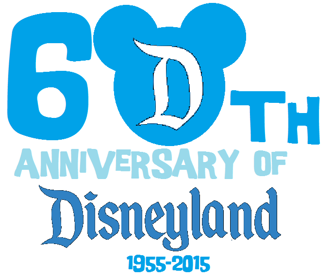 60th Anniversary Of Disneyland Logo By Gojirafan1954