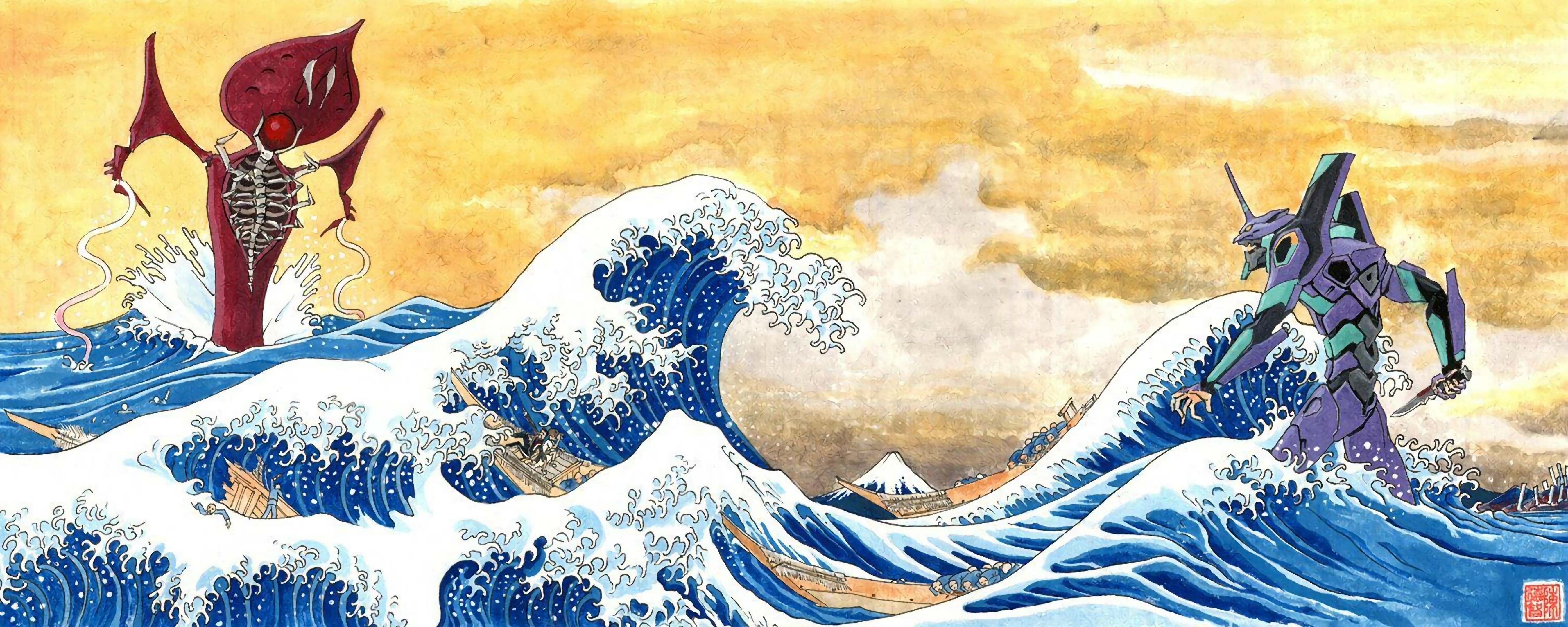 I Super Scaled That Quot Great Wave Off Kanagawa Meets