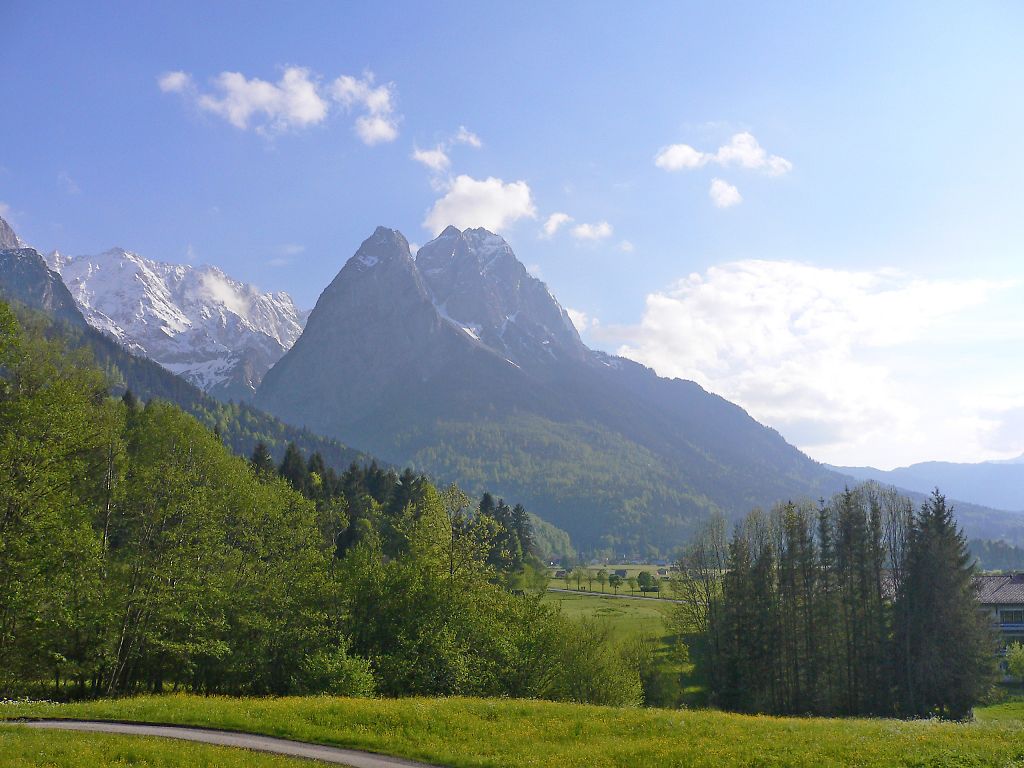 German Alps German alps in the background