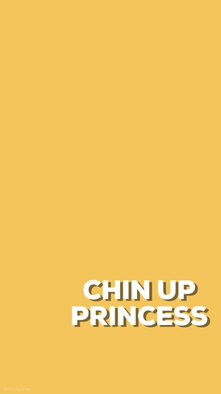 Chin Up Bright Yellow Wallpaper iPhone Adelainemorin