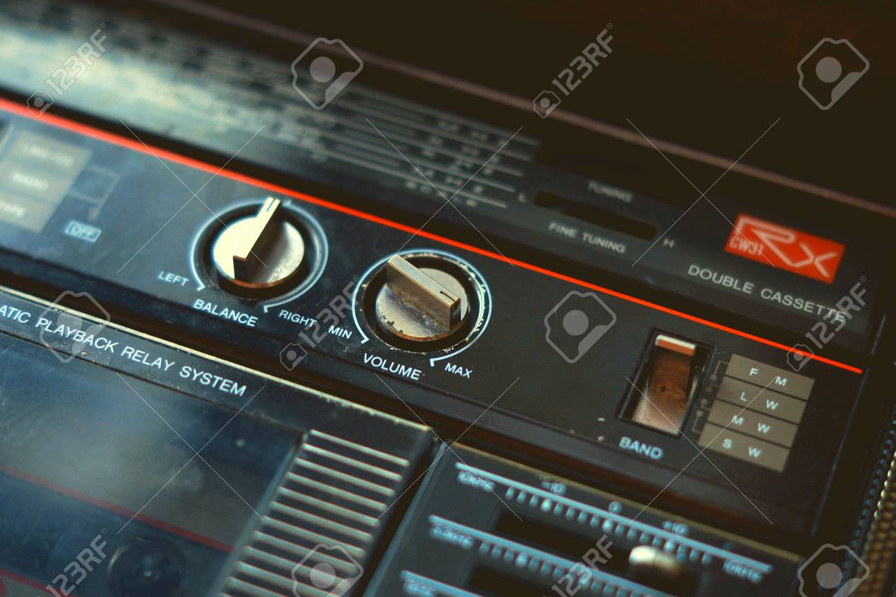 Music Cassette Player Wallpaper Background Old Retro Vintage Style