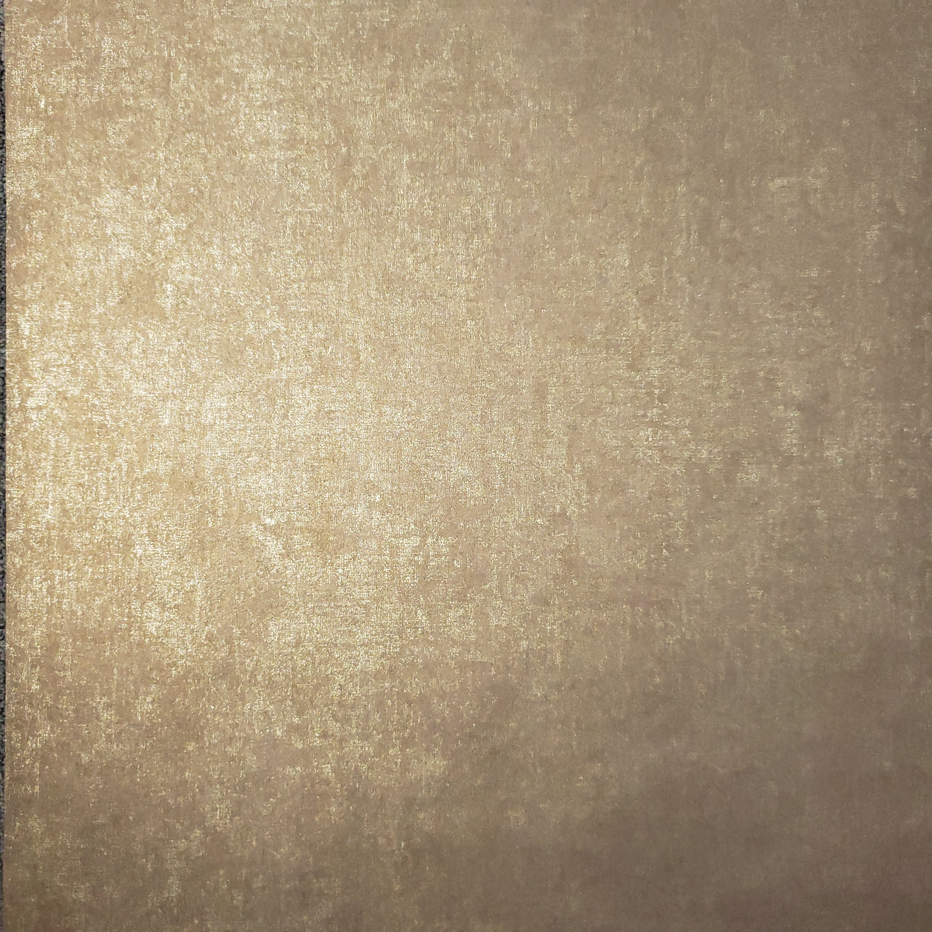Plain Metallic Brown Gold Bronze Foil Wallpaper