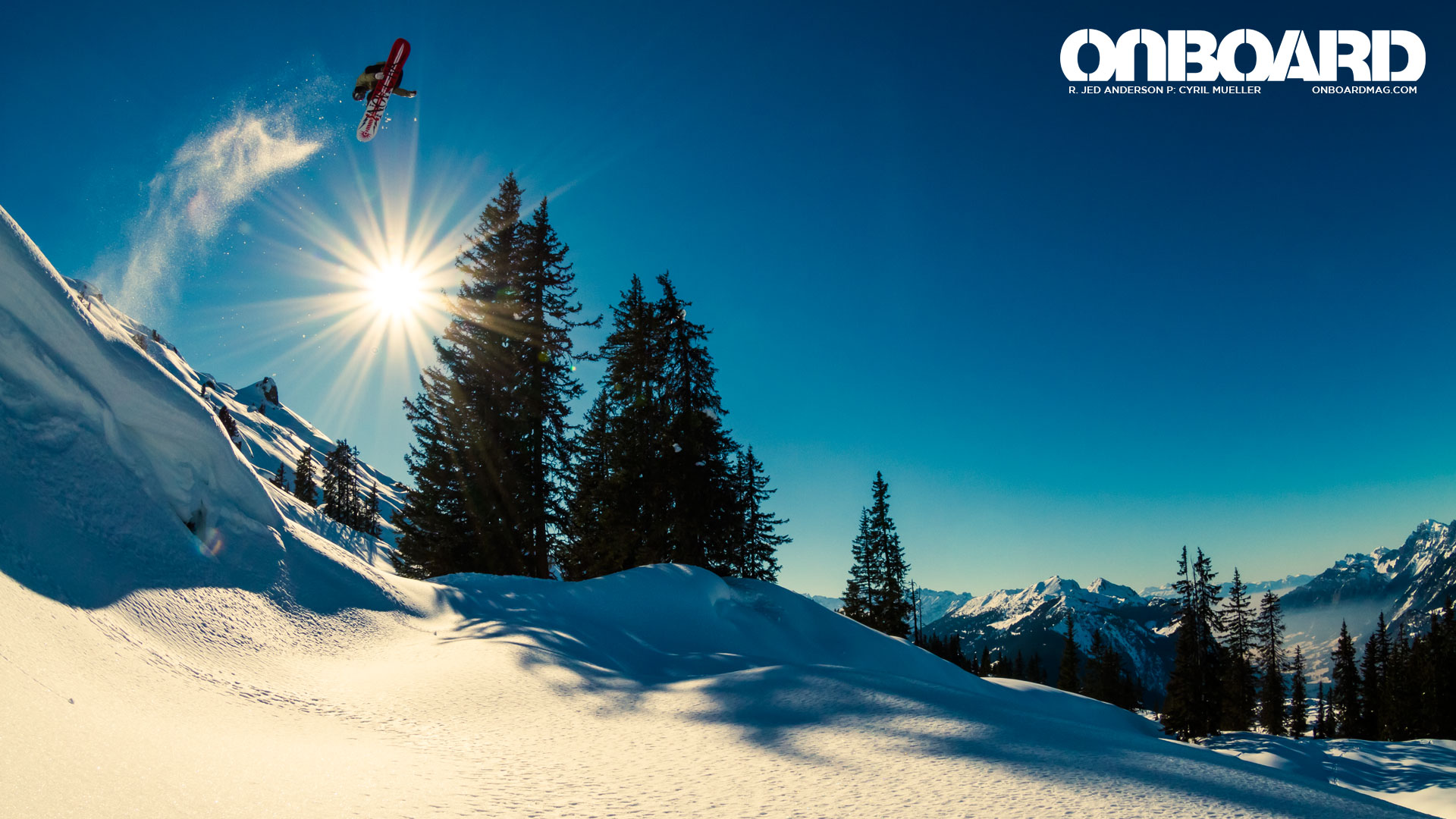 Wallpaper Jed Anderson Rips Powder Too You Know Onboard Magazine