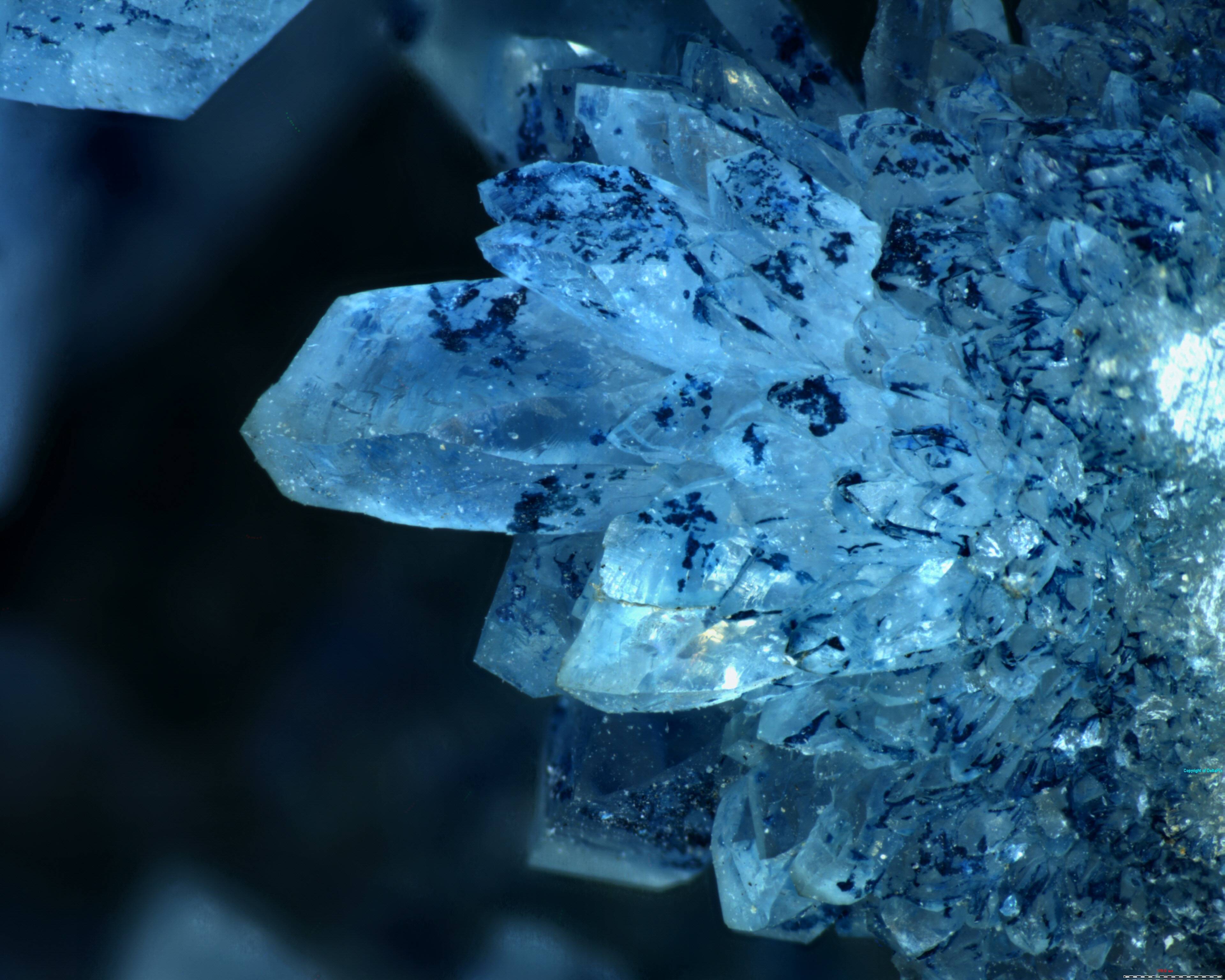 Blue Crystals Wallpaper
