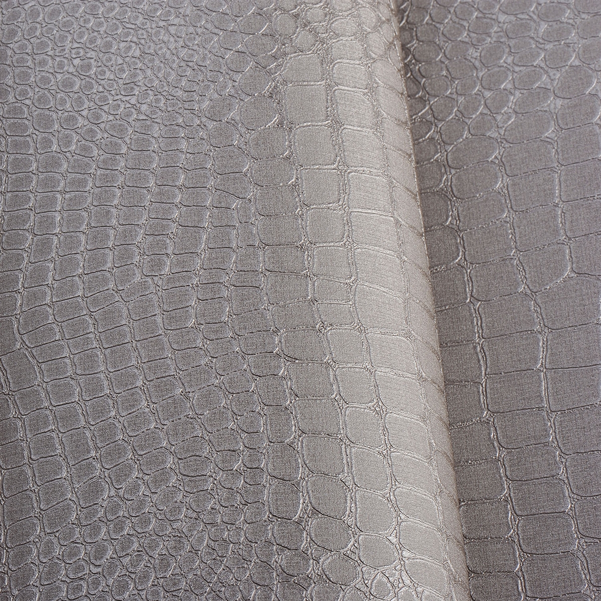 Modern Wallpaper Rolls 10m Damask Crocodile Textured Animal Print