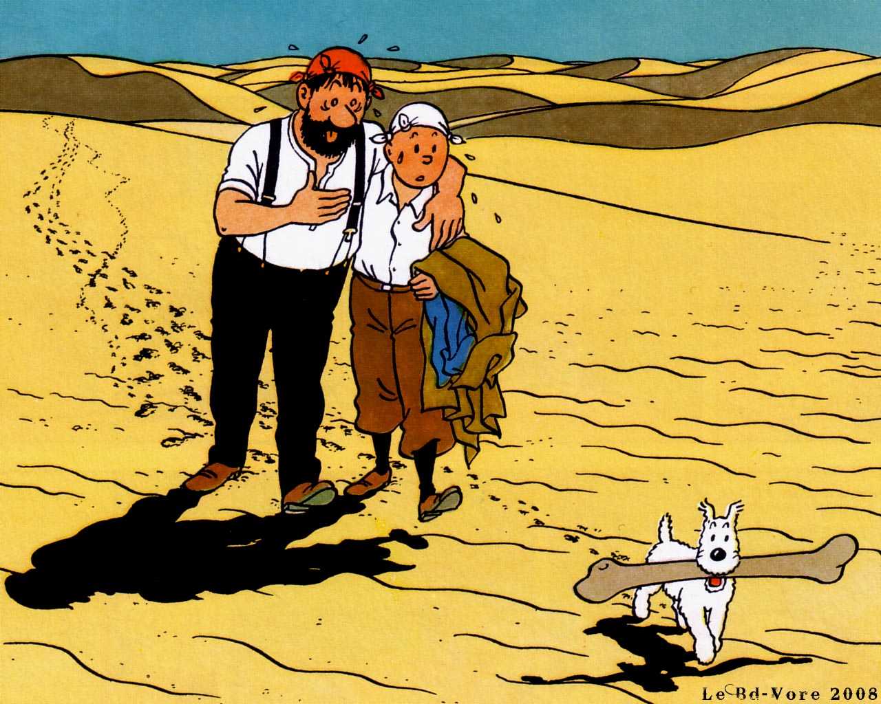 Gallery For Gt Tintin And Snowy Wallpaper