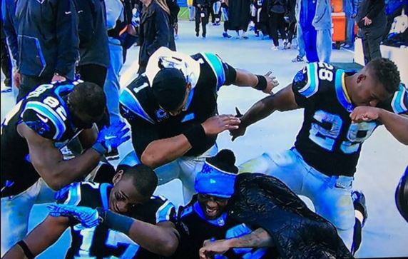 Video Cam Newton And Other Panthers Players Dab