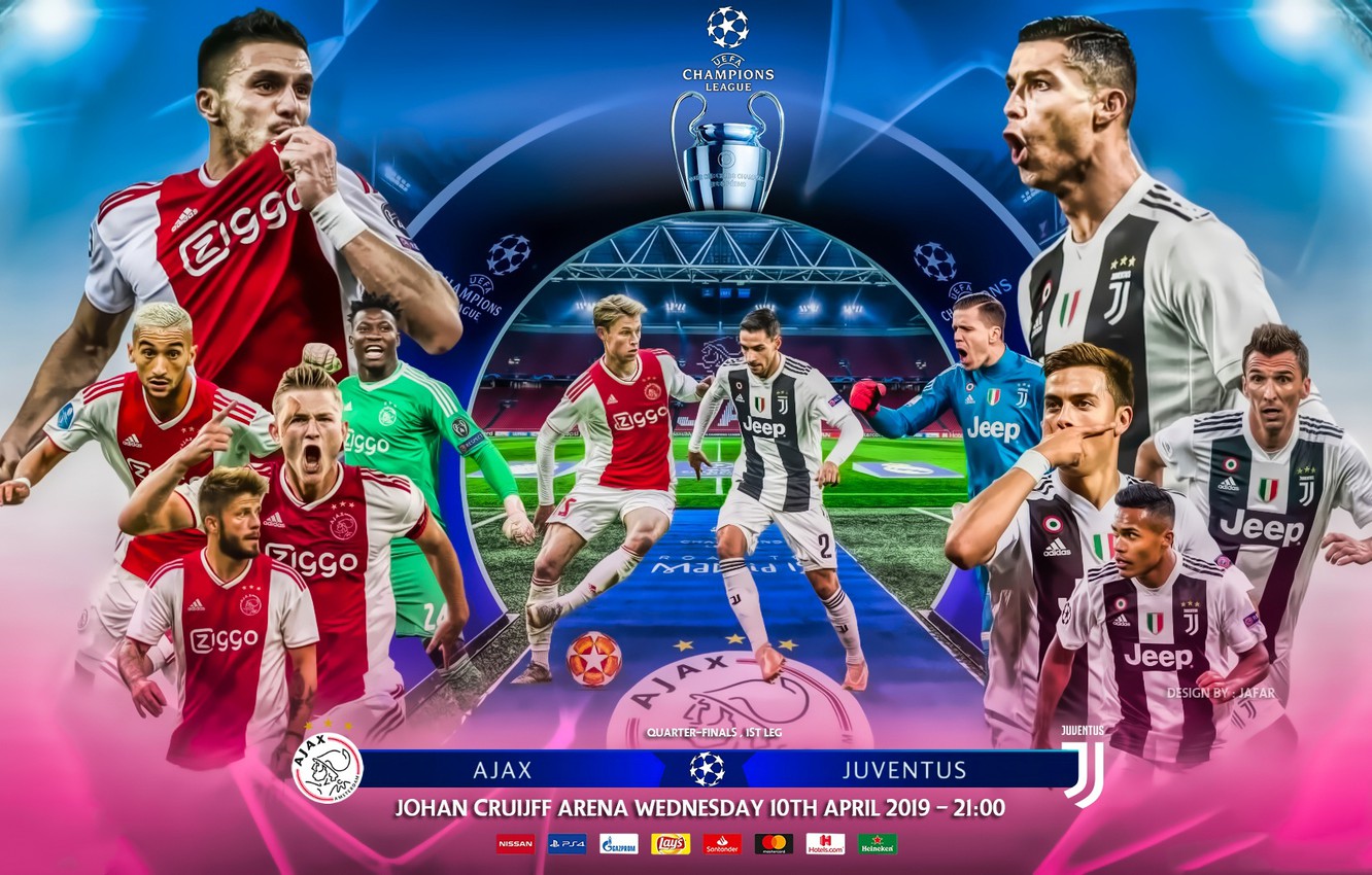 Wallpaper football Champions League UEFA 2019 the quarter