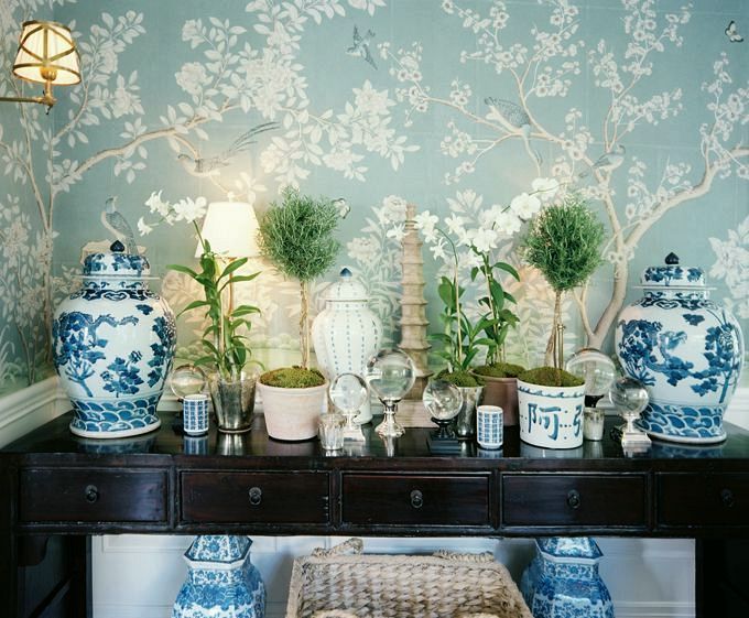 Gracie chinoiserie perfection Wallpaper that makes me swoon Pinte