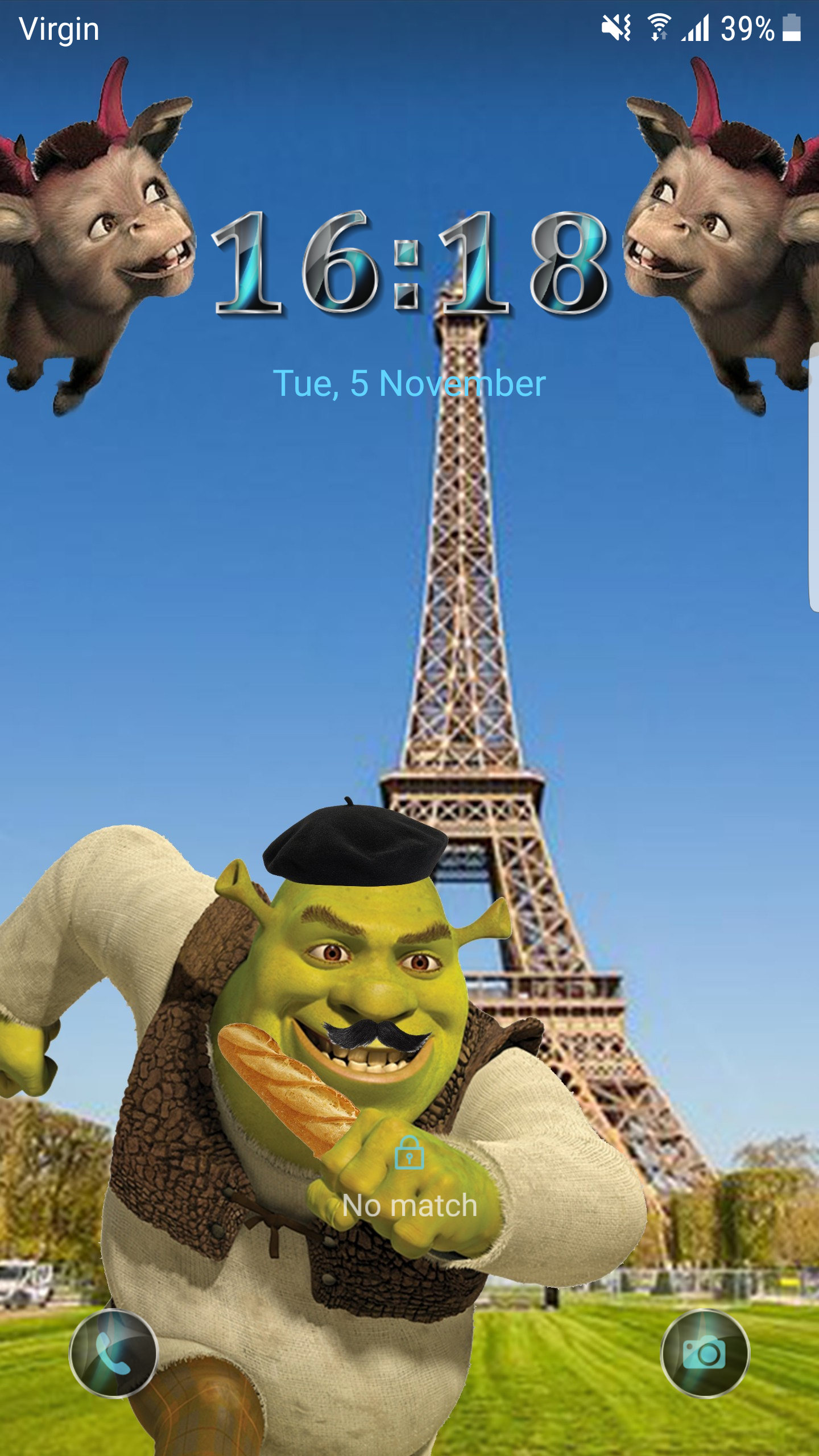 I just made a wallpaper for my phone and I love it rShrek