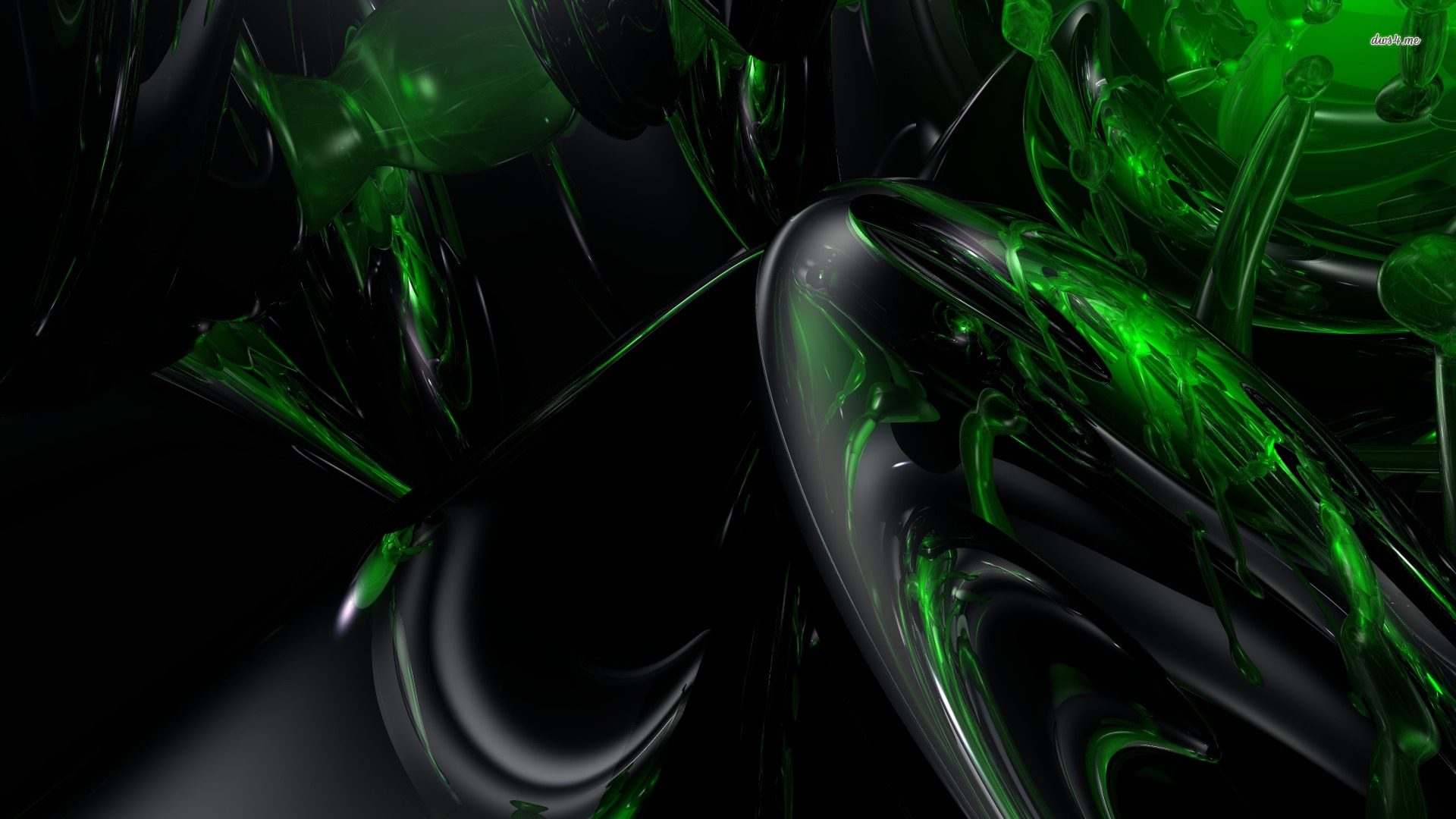 Themed Wallpaper Black Abstract Another