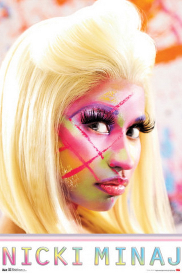 Nicki Minaj Face Paint iPhone HD Wallpaper Photo
