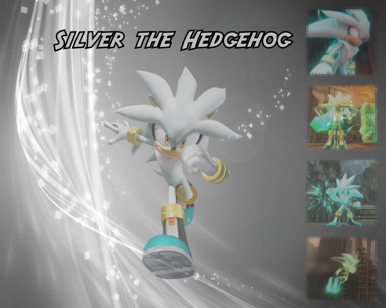 Silver the Hedgehog My Made Silver Wallpaper