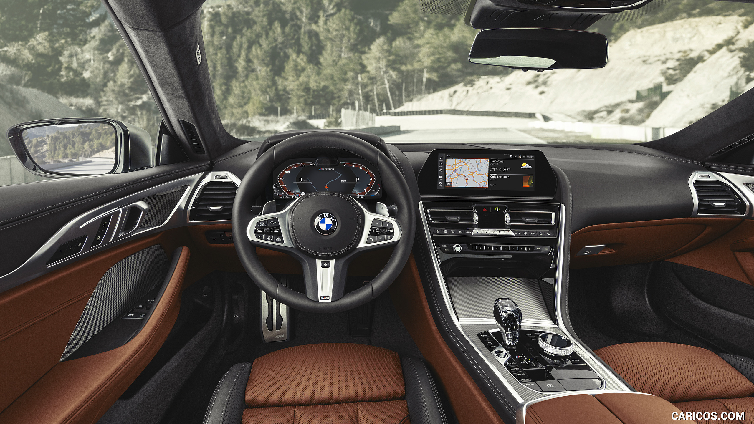 2019 BMW 8 Series M850i   Interior Cockpit HD Wallpaper 35 2560x1440