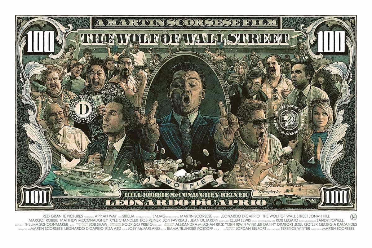 Awesome Wolf Of Wallstreet Print Nerdcore Wall Street