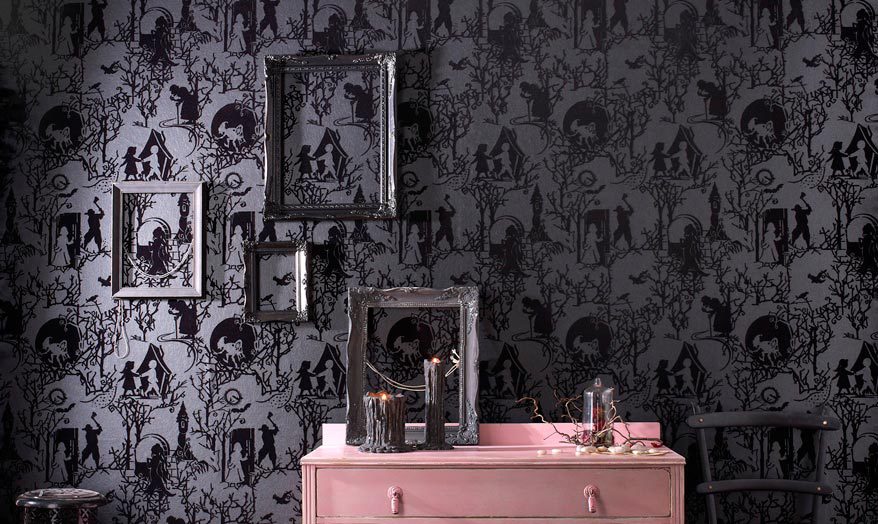 Flock Wallpaper Indulges The Senses Trendy In Our Shop