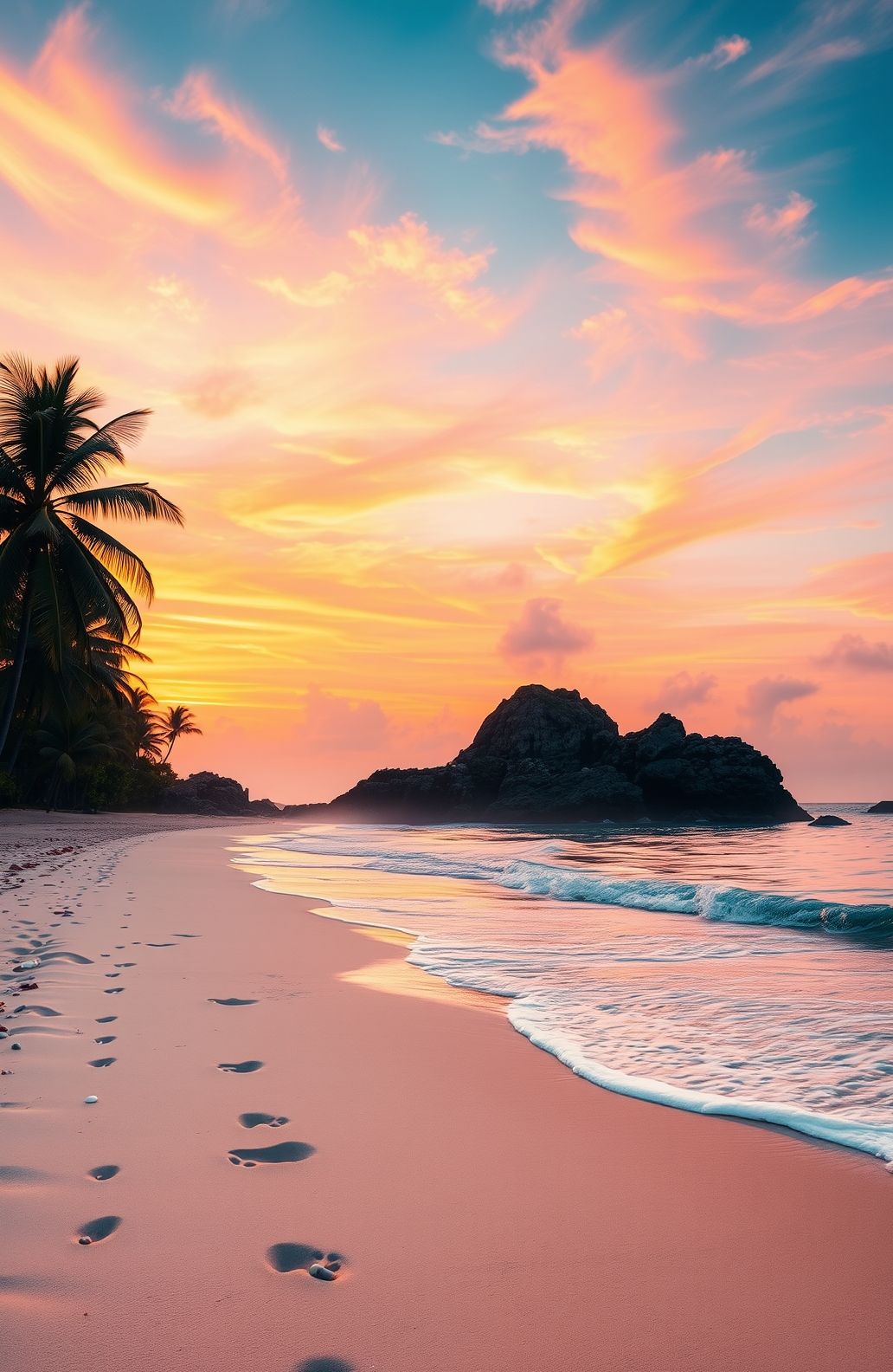 Beach Sunrise Wallpaper