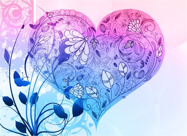 Vector Heart Valentine S Day Background Graphics All
