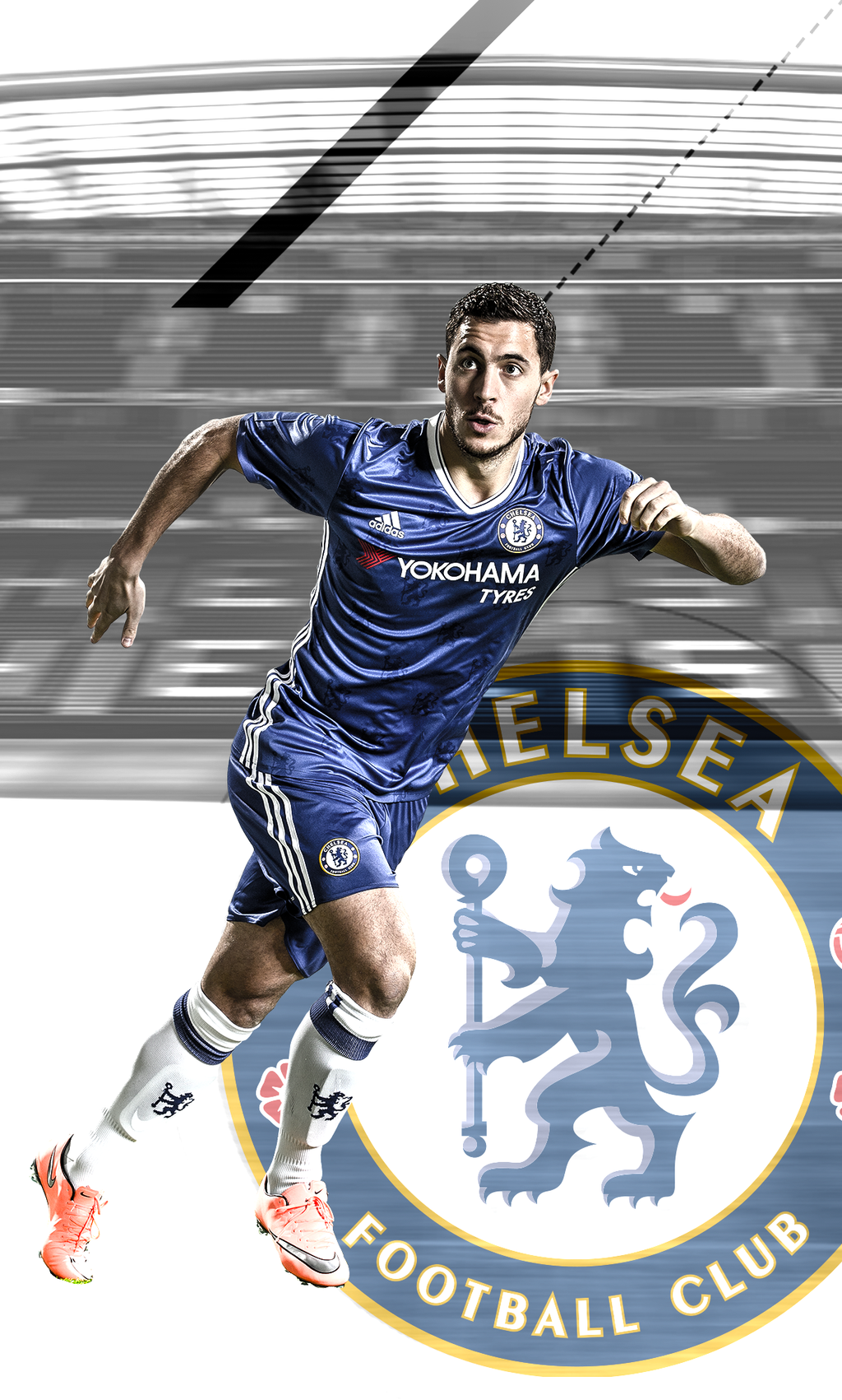 New Hazard Wallpaper Mobile Chelsea Fifa Theme By