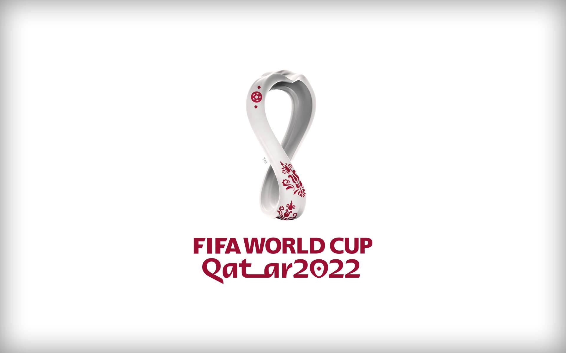 Download White Minimalist Fifa World Cup 2022 Wallpaper
