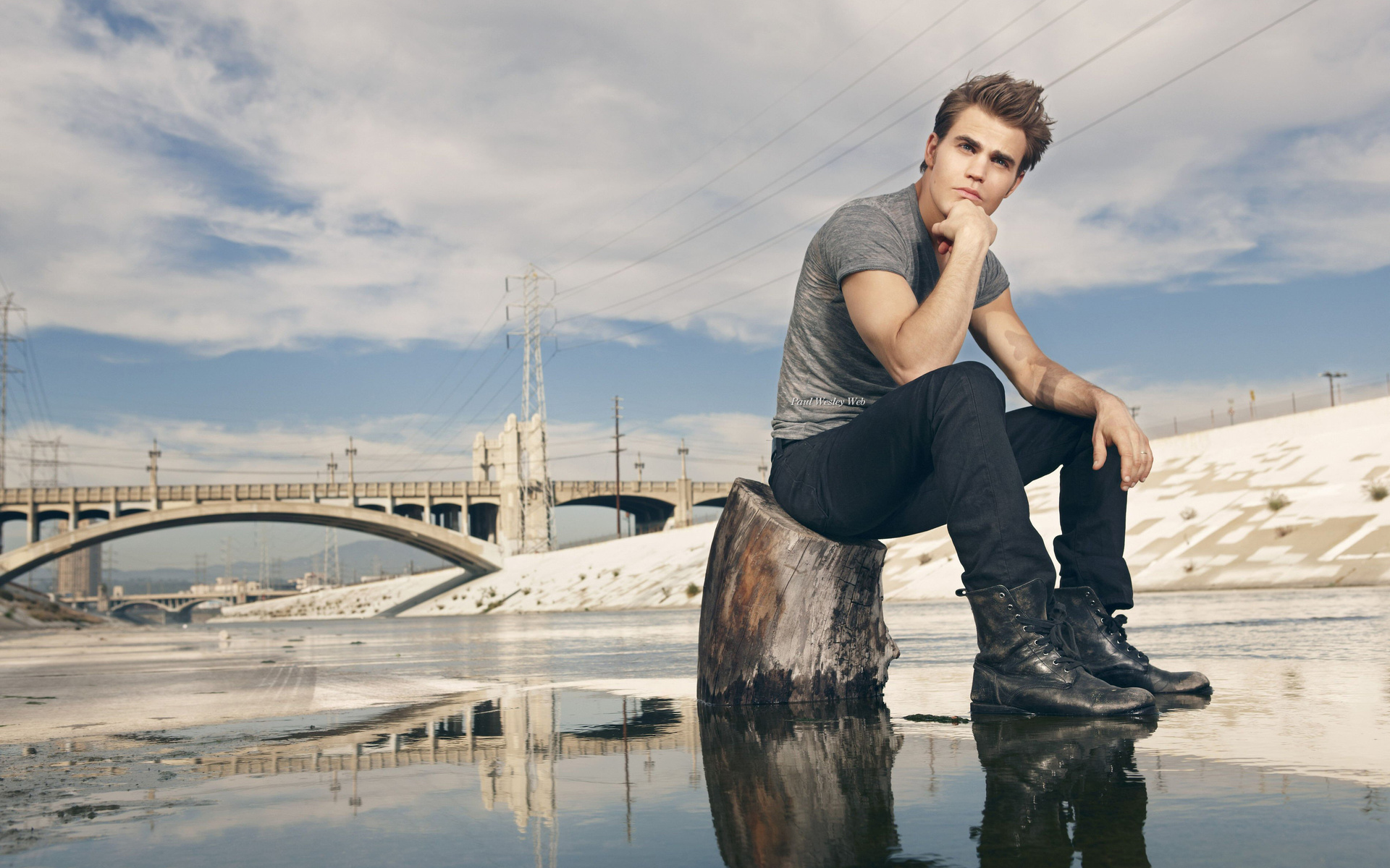 Paul Wesley New High Quality Wallpaper All HD