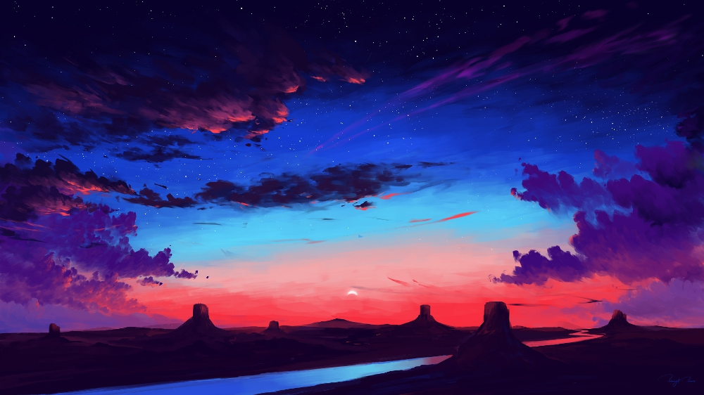 16+] Sunset Aesthetics PC Wallpapers