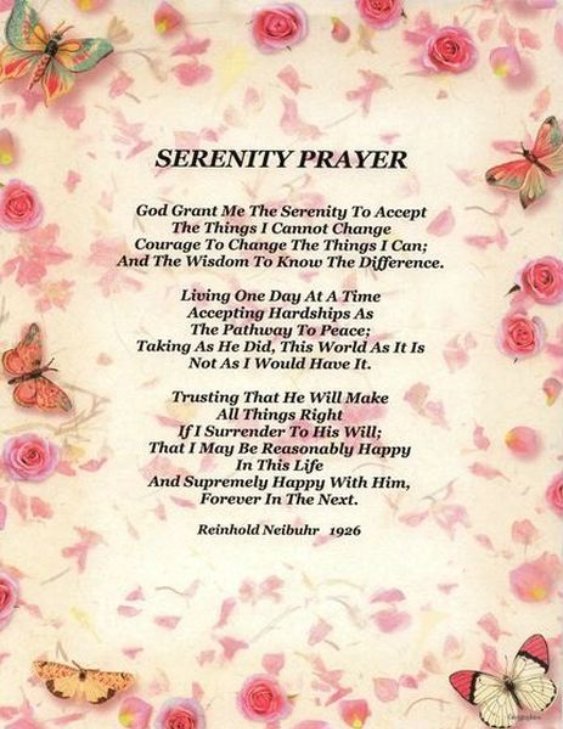 Full Serenity Prayer