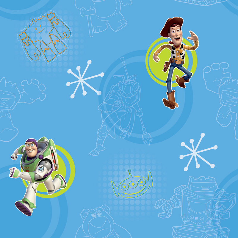 Details about Toy Story 3   Buzz Lightyear   Woody   WALLPAPER   02497