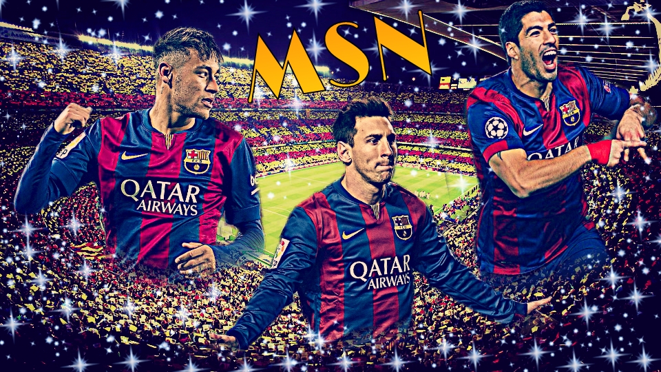 Messi Suarez Neymar By Hossein10leo10