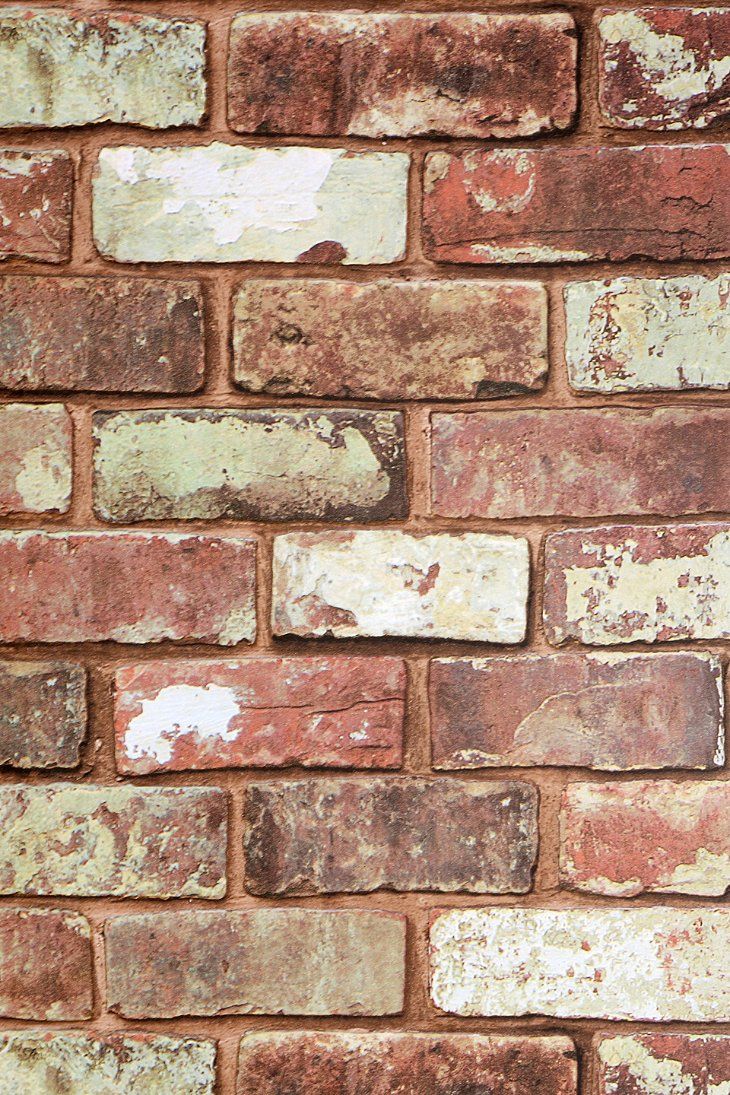 Faux exposed brick Exposed Brick Pinterest