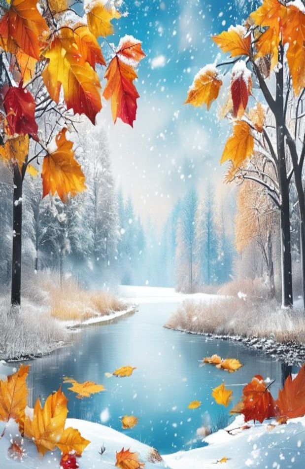 Fall Winter Background Wallpaper