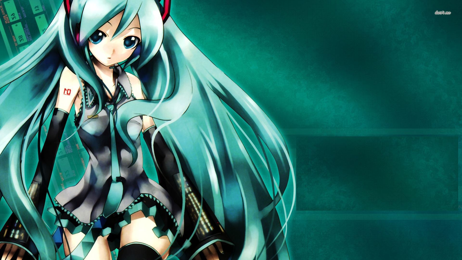 HD wallpaper anime Hatsune Miku Vocaloid one person women young adult   Wallpaper Flare