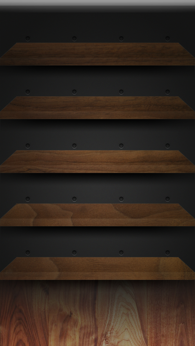 Wooden shelves 5 iPhone 5 wallpapers Top iPhone 5