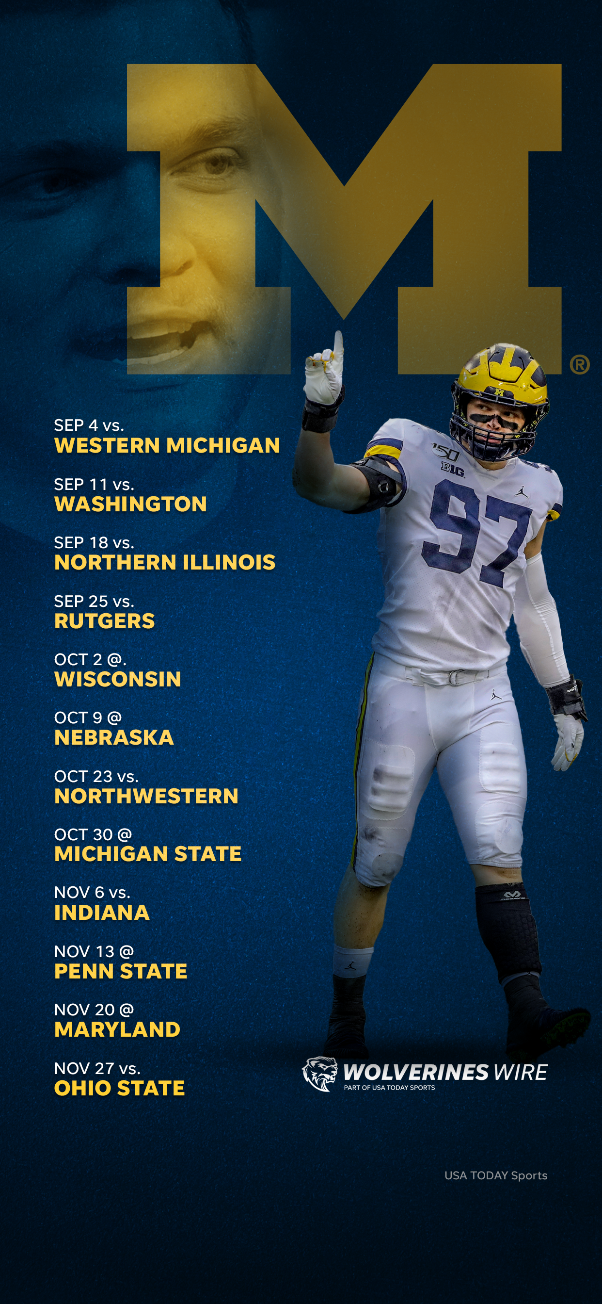 Michigan Football Able Wolverines Schedule