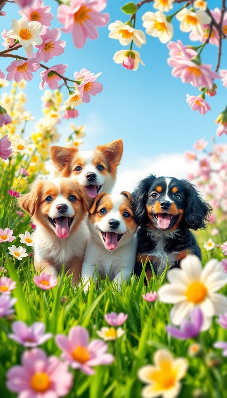 🔥 Free Download Spring Wallpaper With Dogs by @kimberlyhumphrey ...