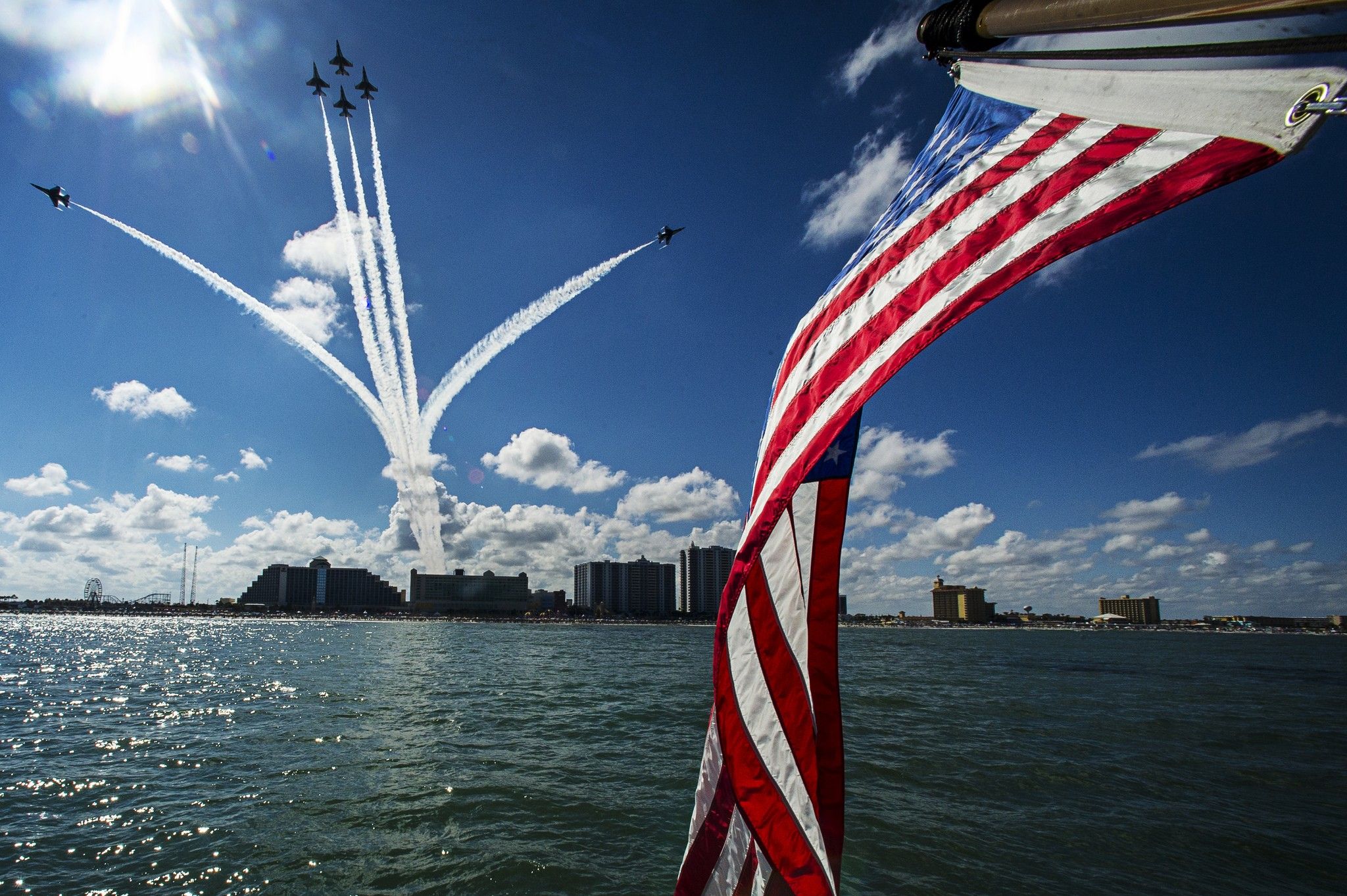 Usa Military American Flag Aircraft Thunderbirds