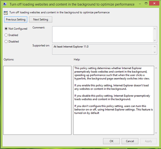 Free download Enable Or Disable Loading sites In Background Using
